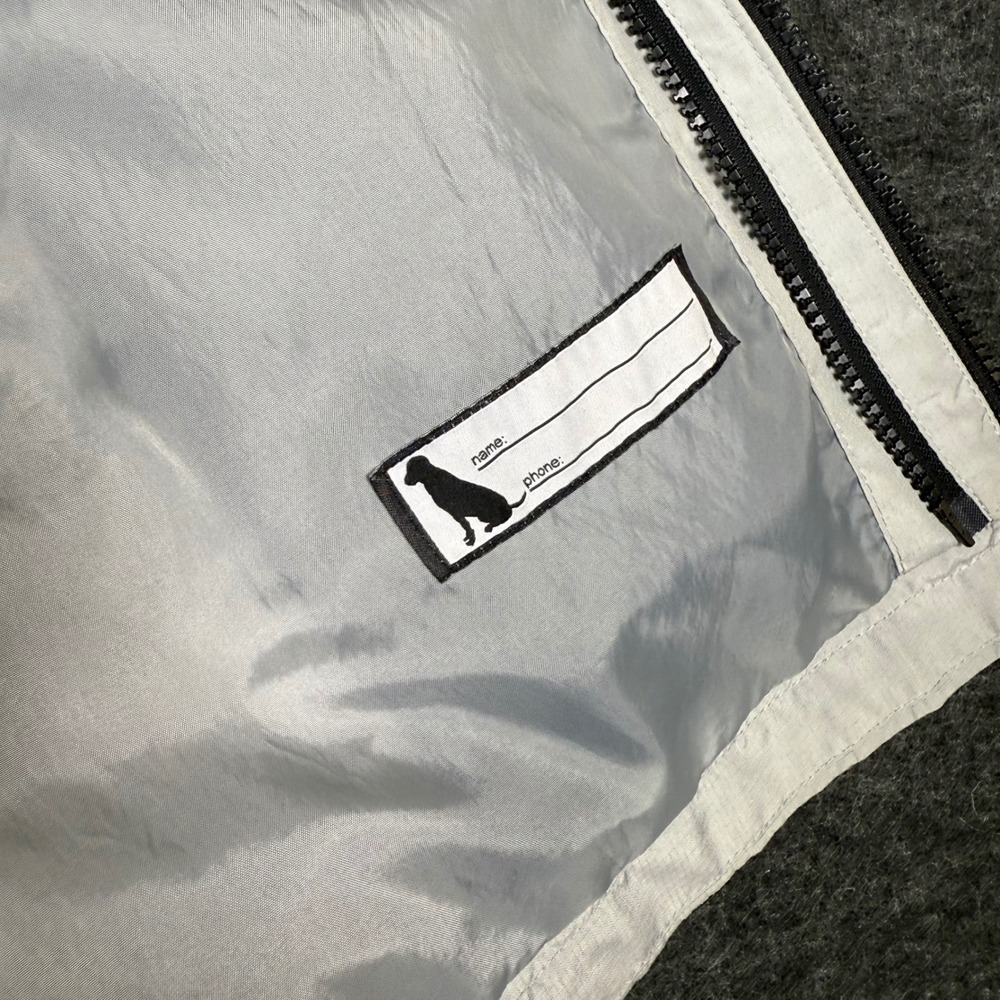Eddie Bauer Kids Windbreaker Jacket Hooded Lightweight Gray White Size L 14‎ - Picture 5 of 8